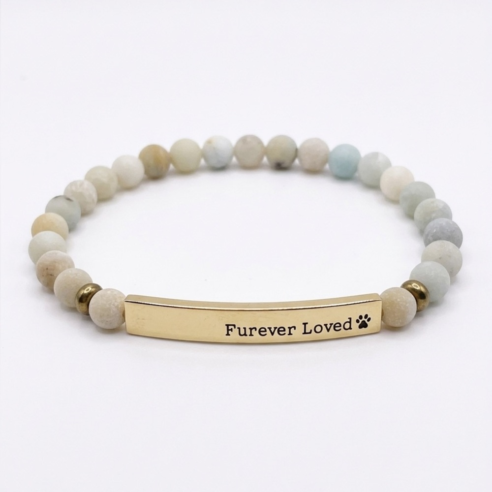 Beaded 'Furever Loved' Bracelet